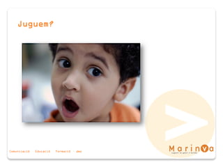 Comunicació · Educació · Formació · Joc
Juguem?
 