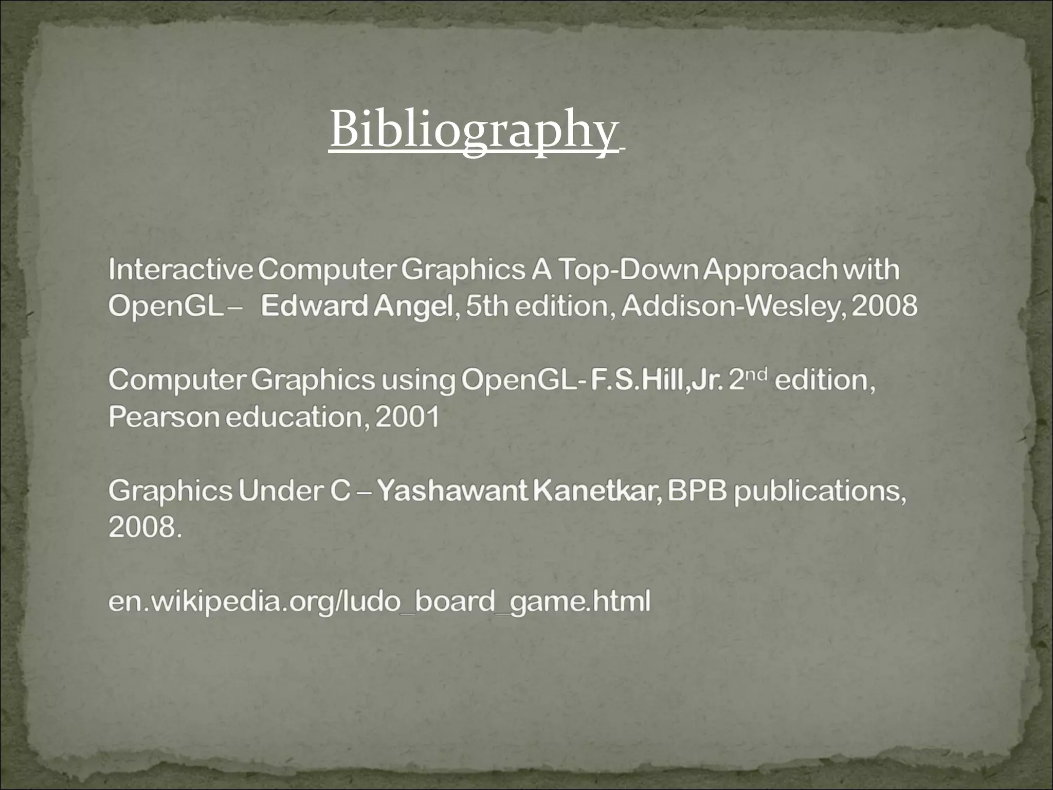 Bibliography
 