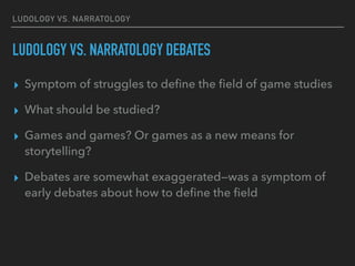 Ludology vs. Narratology | PPT