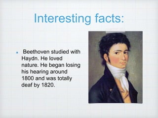 7 facts about the life of Beethoven