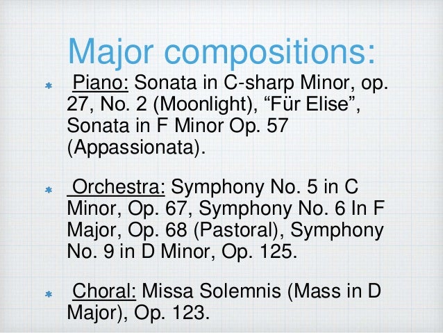 ludwig van beethoven beethoven s famous works