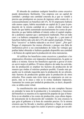 Ludwig von mises pérdidas y ganancias | PDF