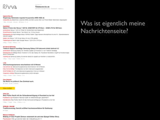 Was ist eigentlich meine
Nachrichtenseite?
 