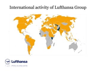 International activity of Lufthansa Group
 