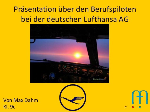 Pilot Bei Lufthansa