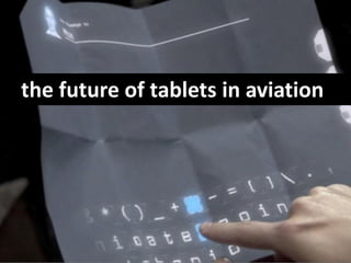the future of tablets in aviation
 