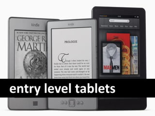 entry level tablets
 