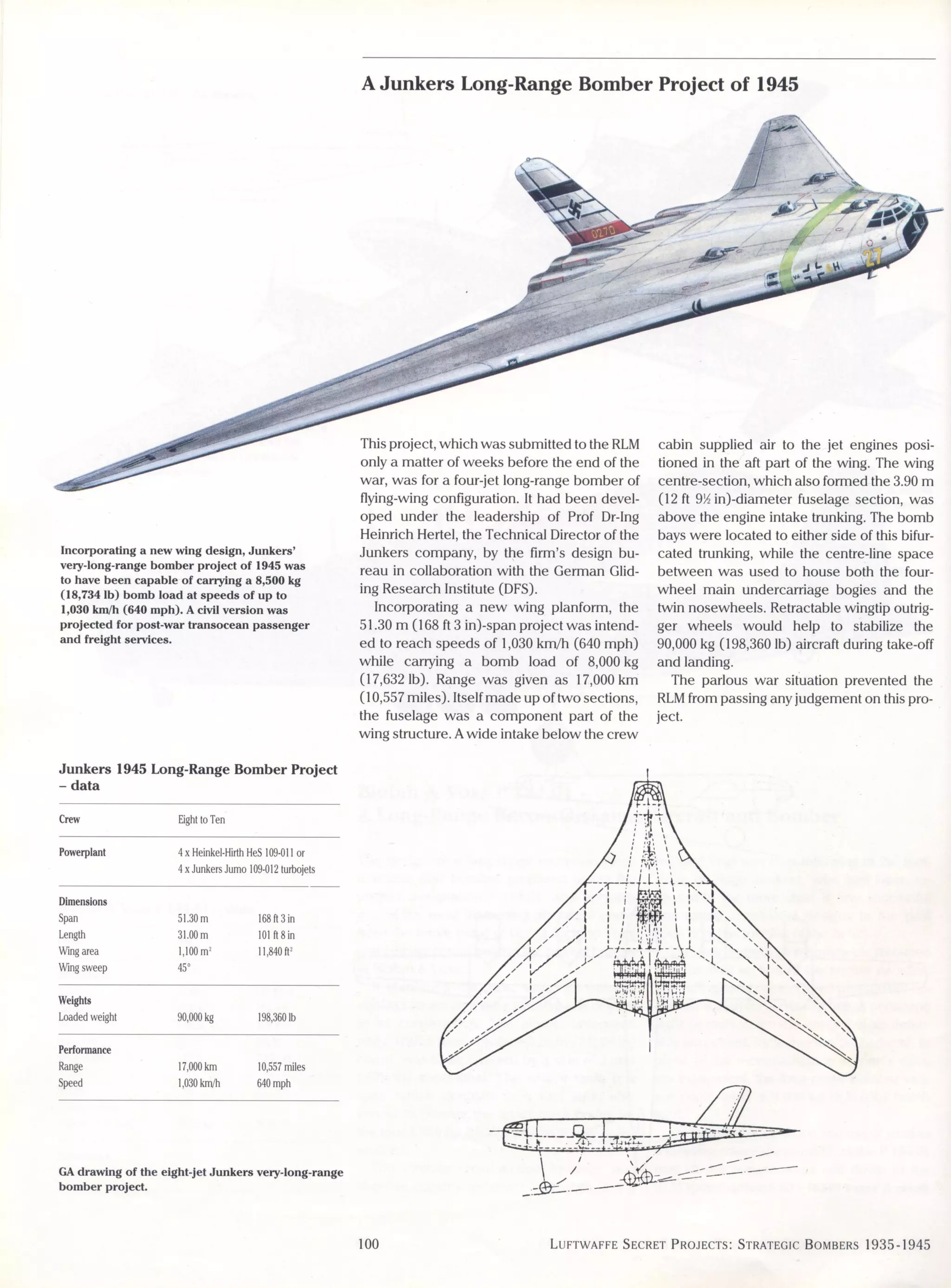 Luftwaffe: secret projects strategic bombers 1935-1945