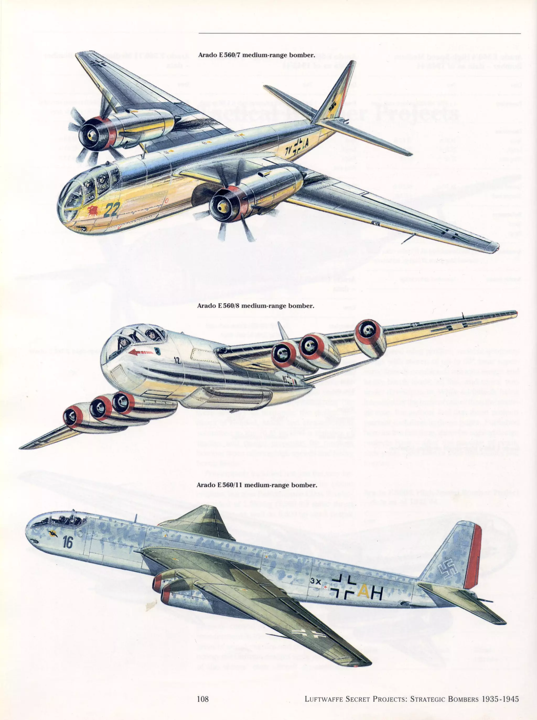 Luftwaffe: secret projects strategic bombers 1935-1945