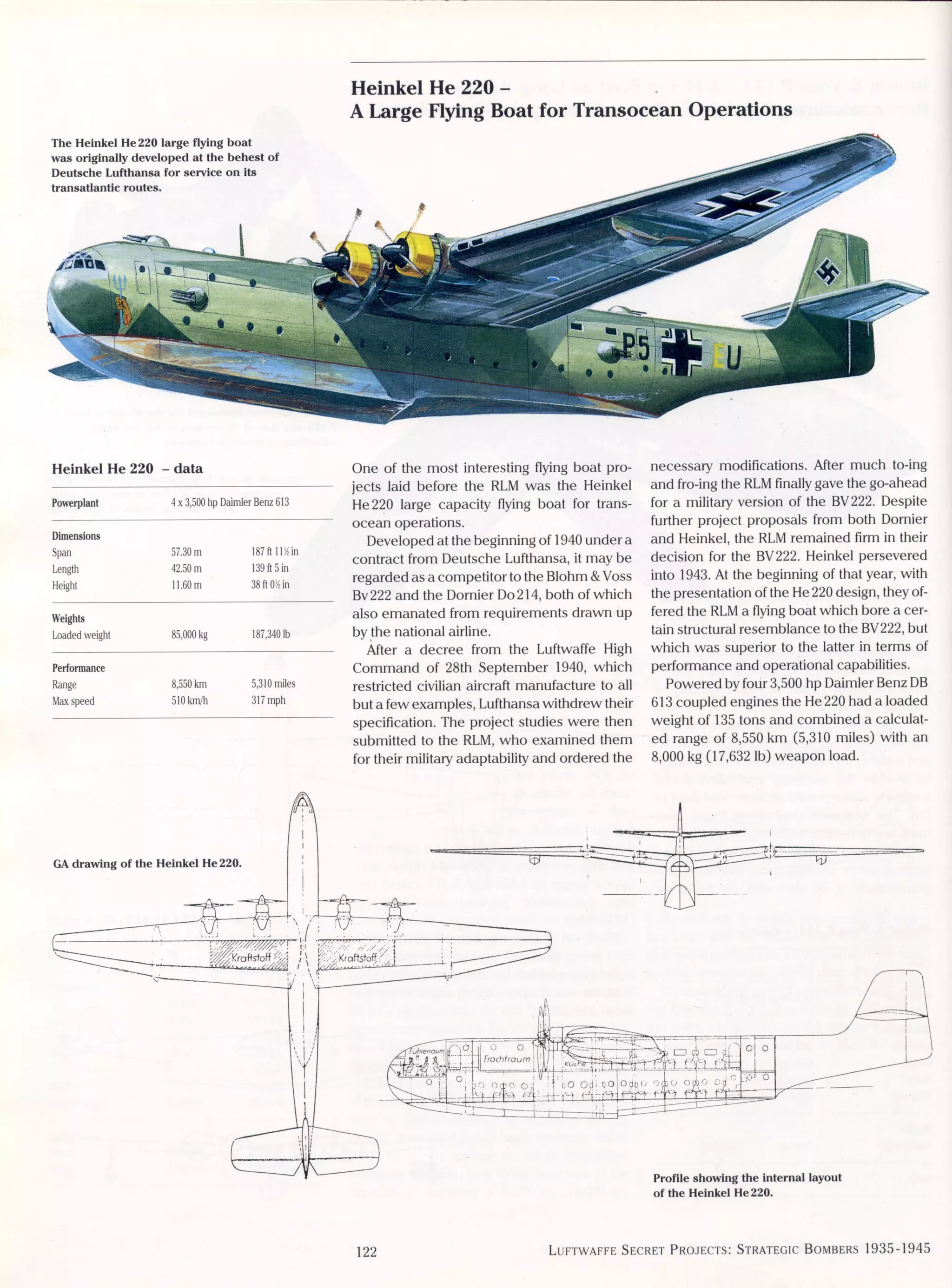 Luftwaffe: secret projects strategic bombers 1935-1945