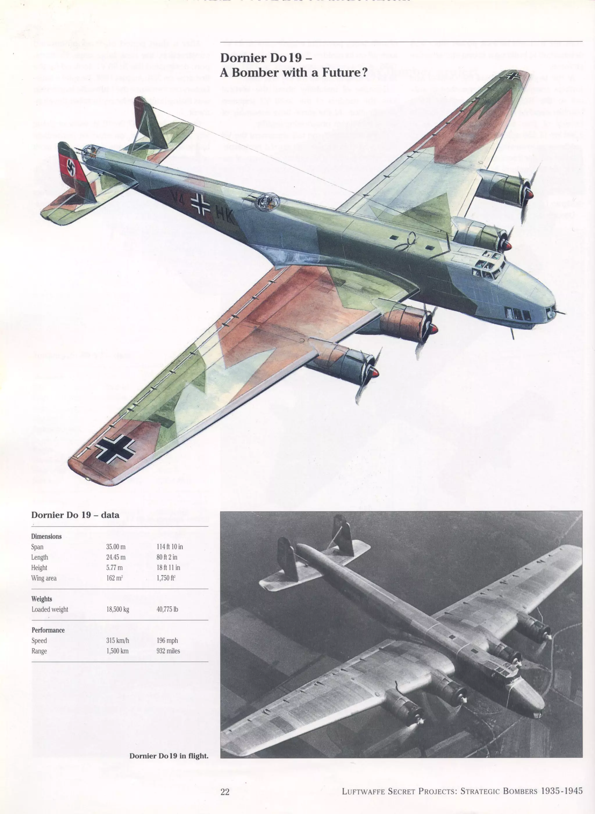 Luftwaffe: secret projects strategic bombers 1935-1945