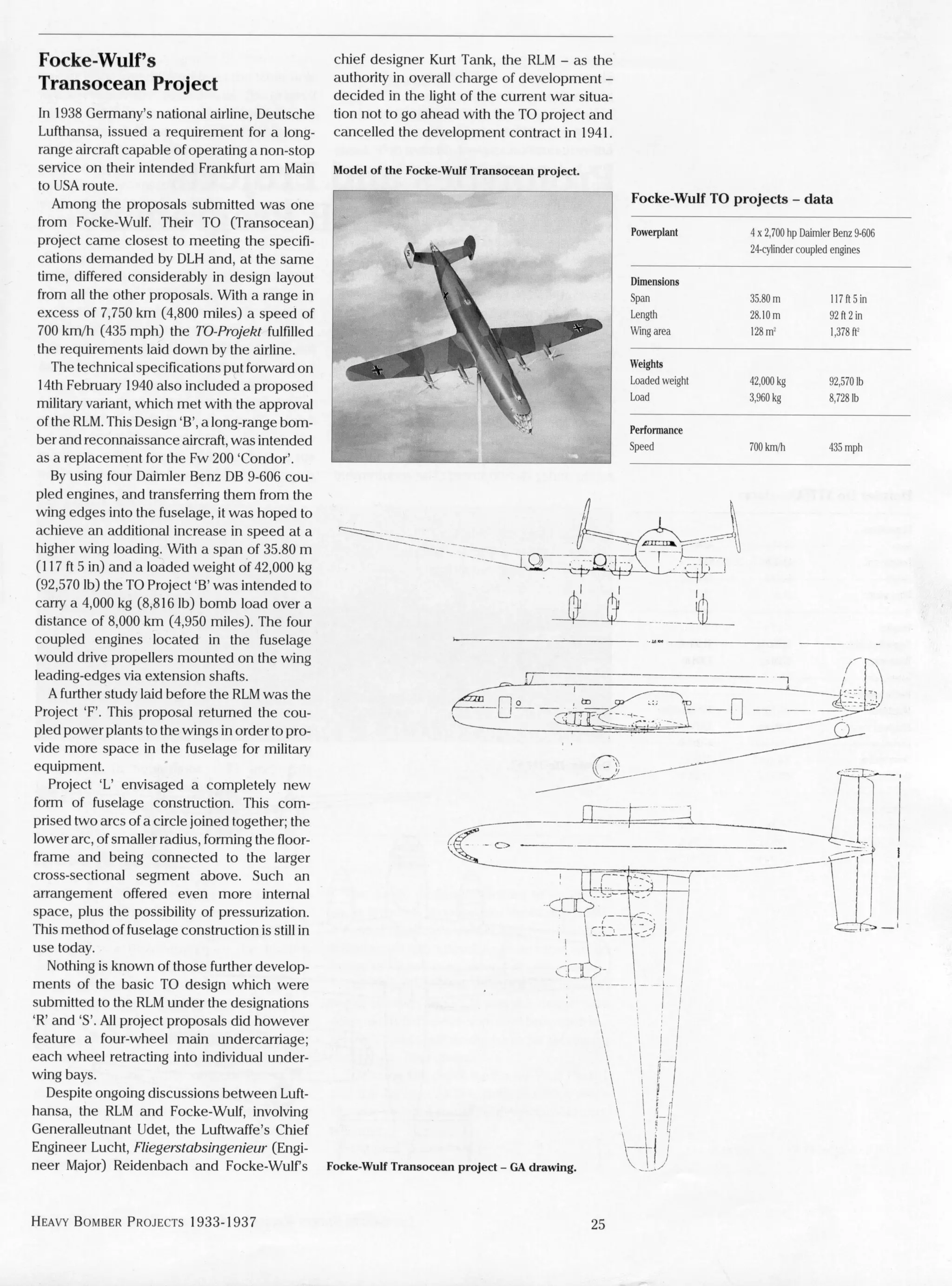 Luftwaffe: secret projects strategic bombers 1935-1945