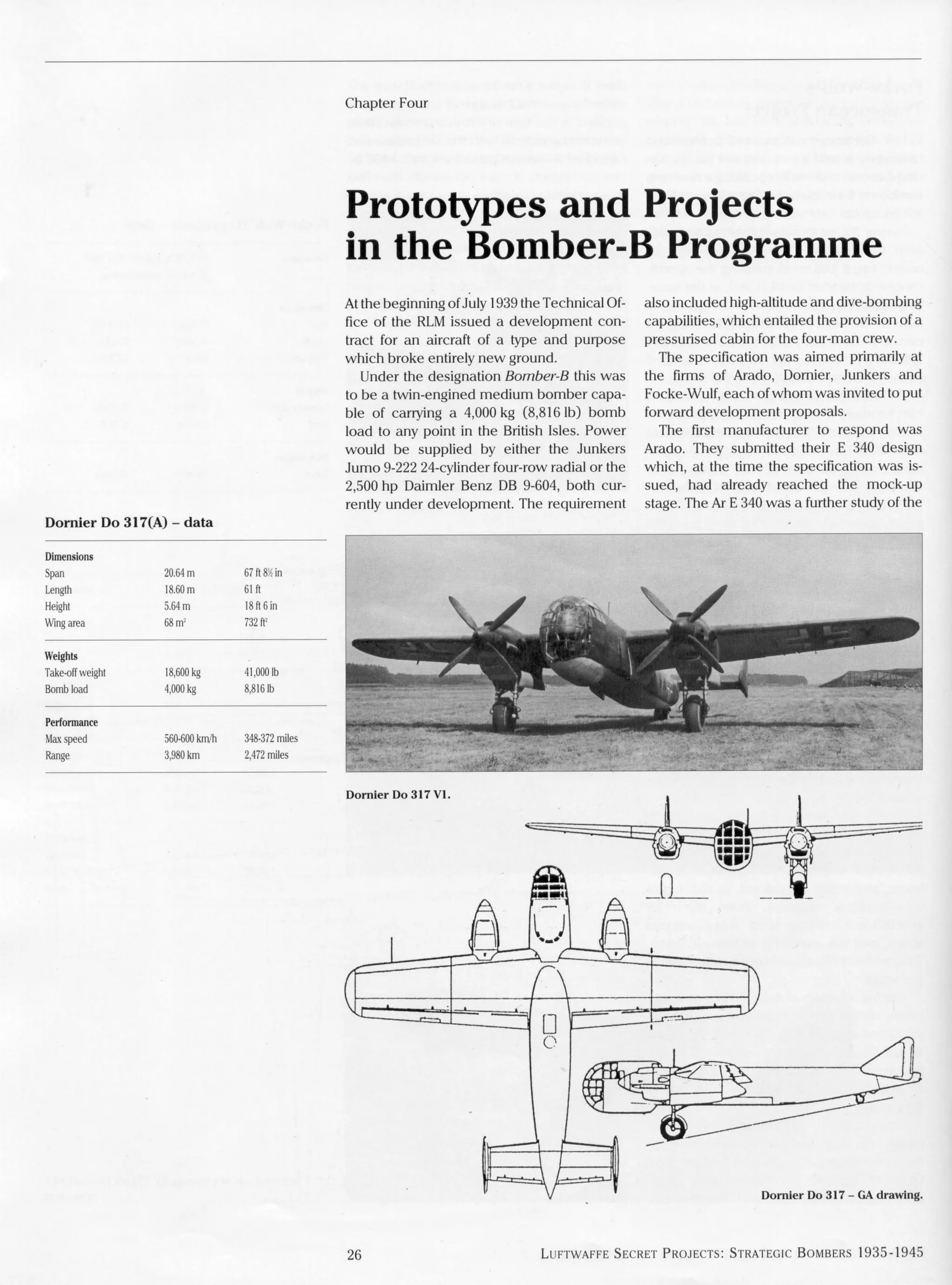 Luftwaffe: secret projects strategic bombers 1935-1945