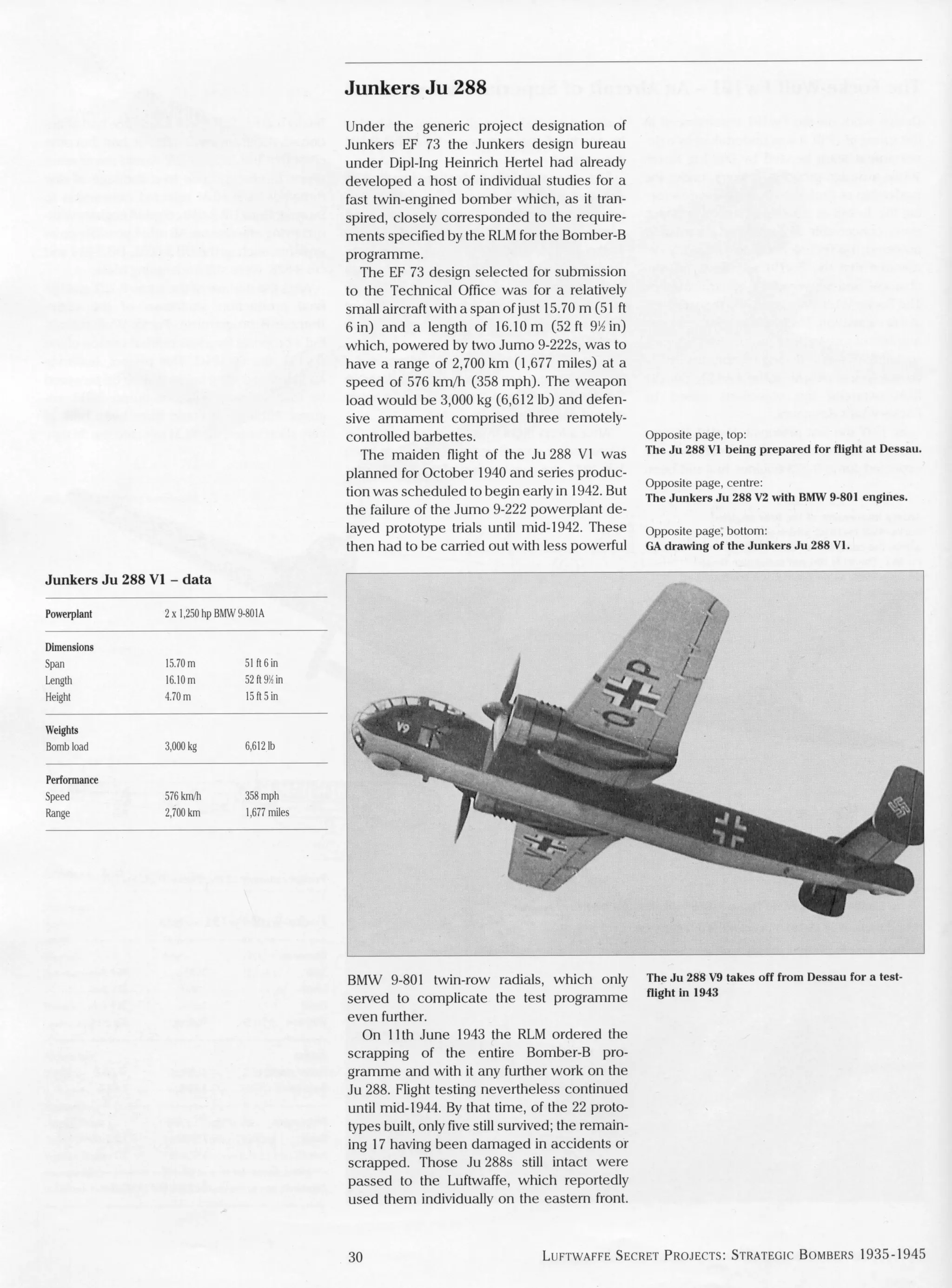 Luftwaffe: secret projects strategic bombers 1935-1945