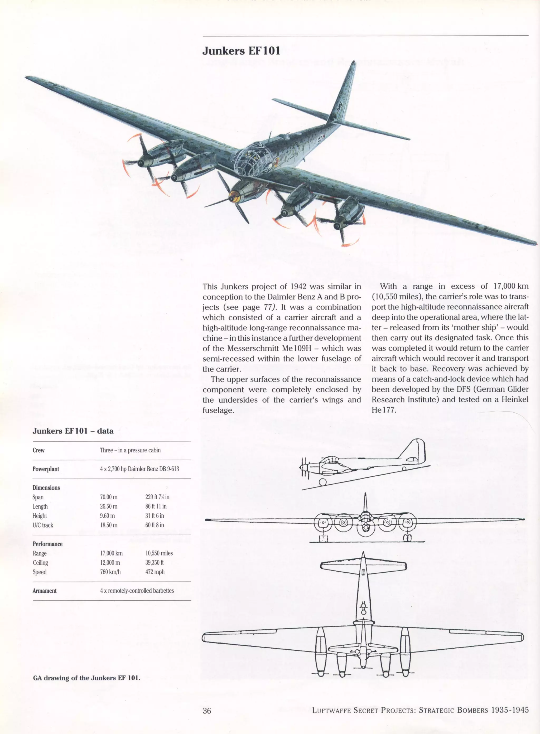 Luftwaffe: secret projects strategic bombers 1935-1945