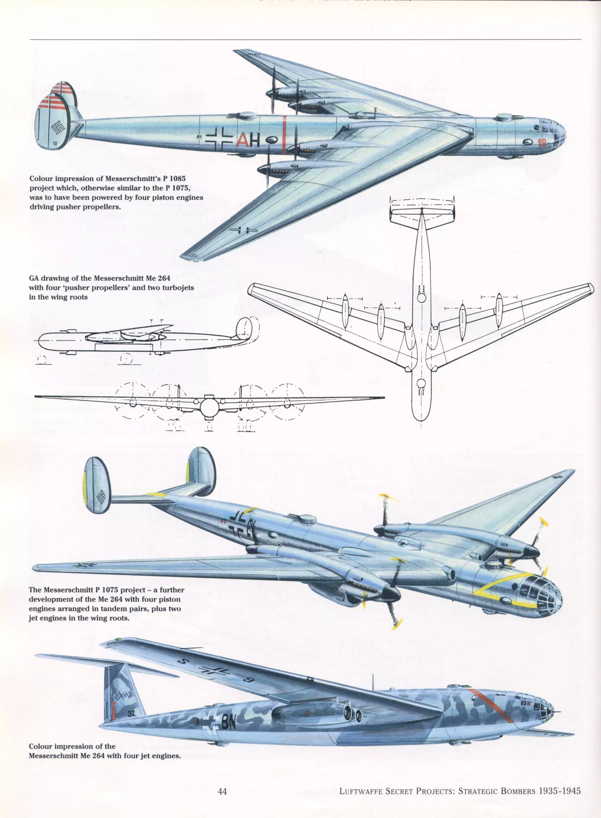 Luftwaffe: secret projects strategic bombers 1935-1945