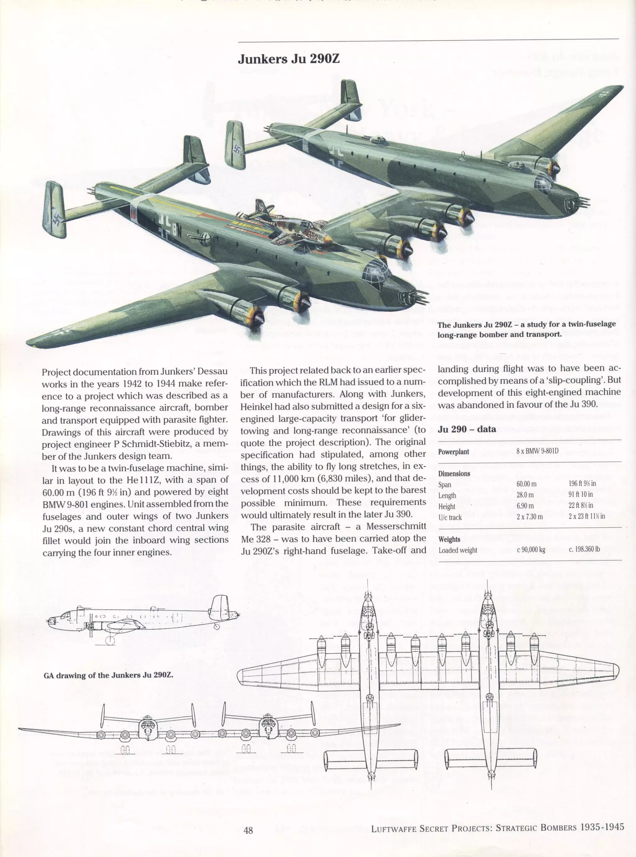 Luftwaffe: secret projects strategic bombers 1935-1945
