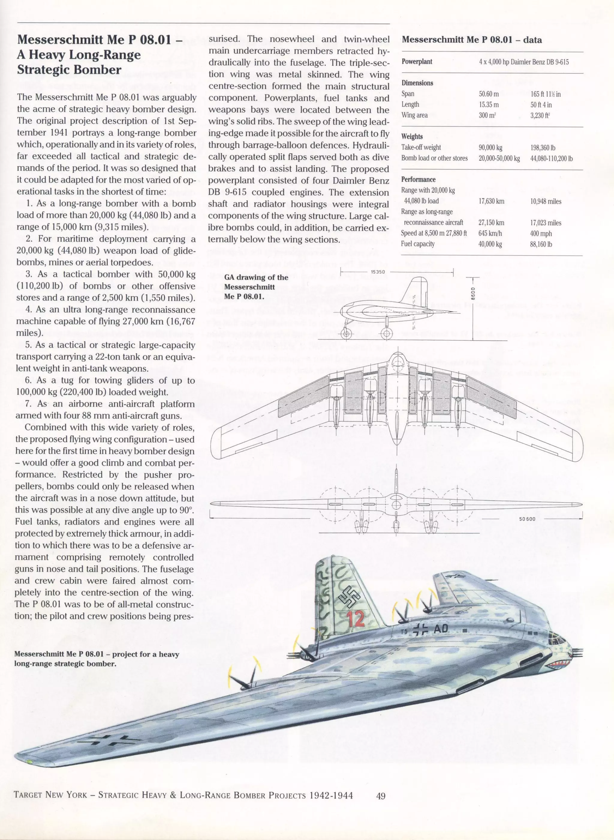 Luftwaffe: secret projects strategic bombers 1935-1945