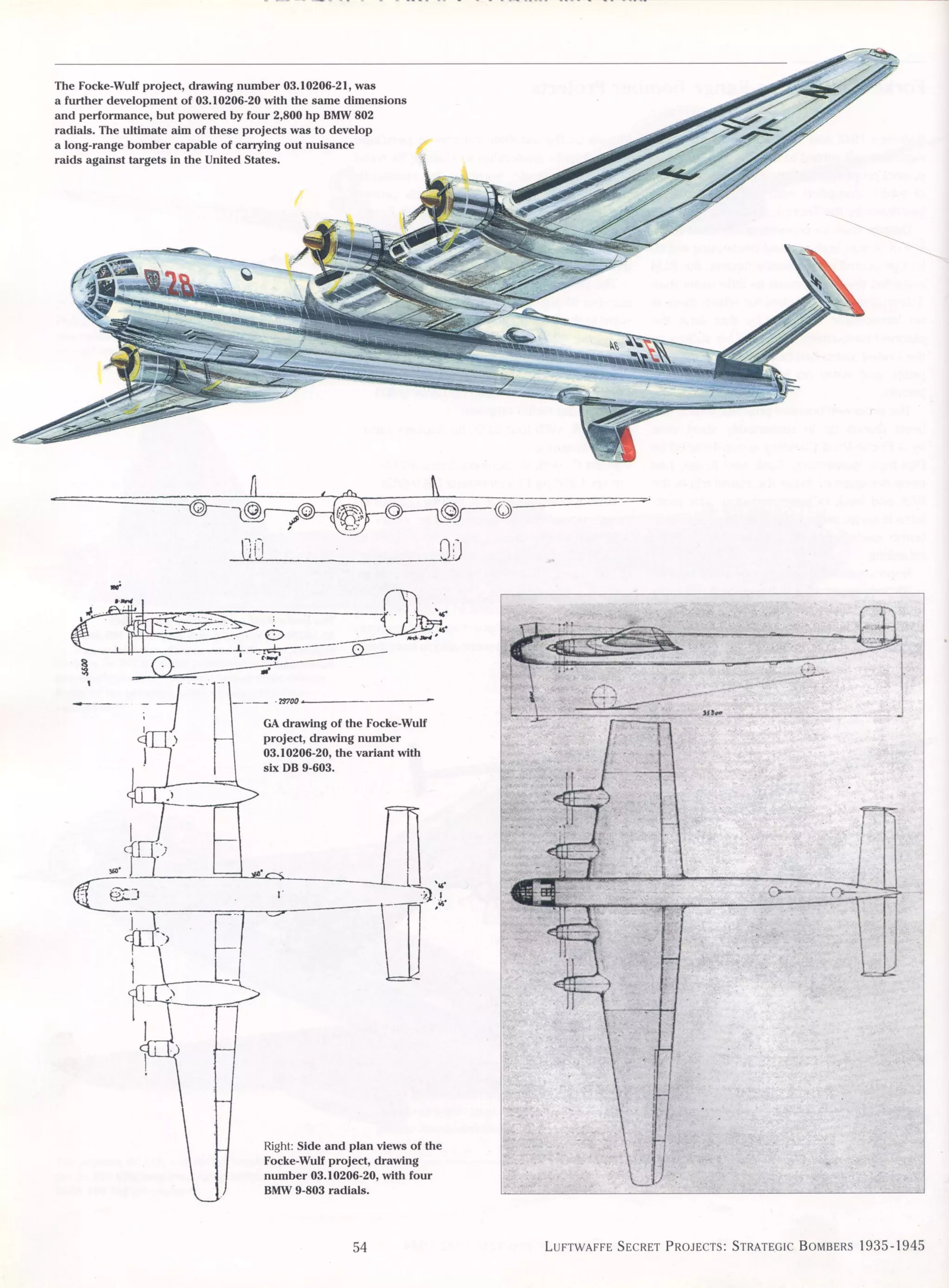 Luftwaffe: secret projects strategic bombers 1935-1945