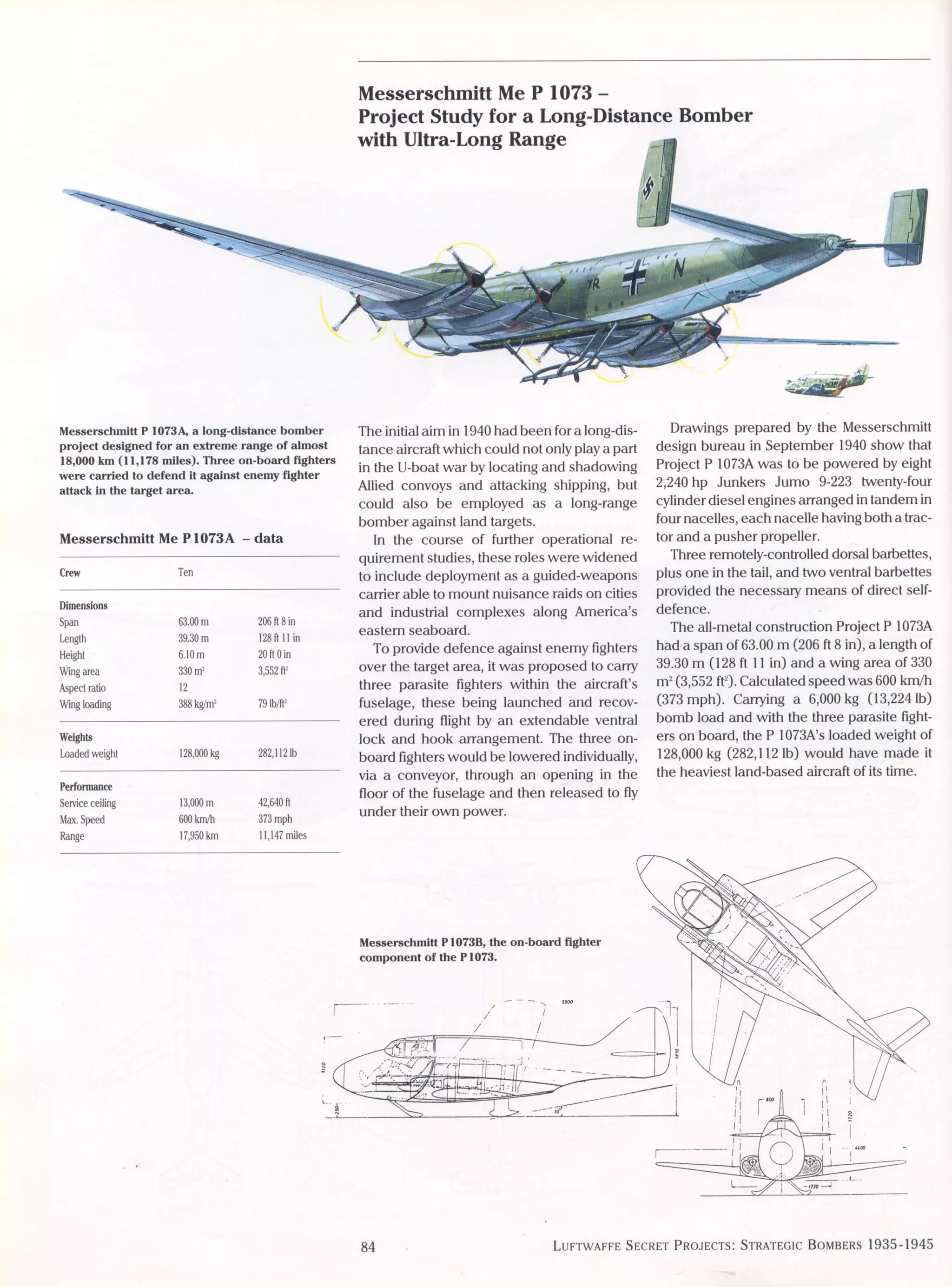 Luftwaffe: secret projects strategic bombers 1935-1945