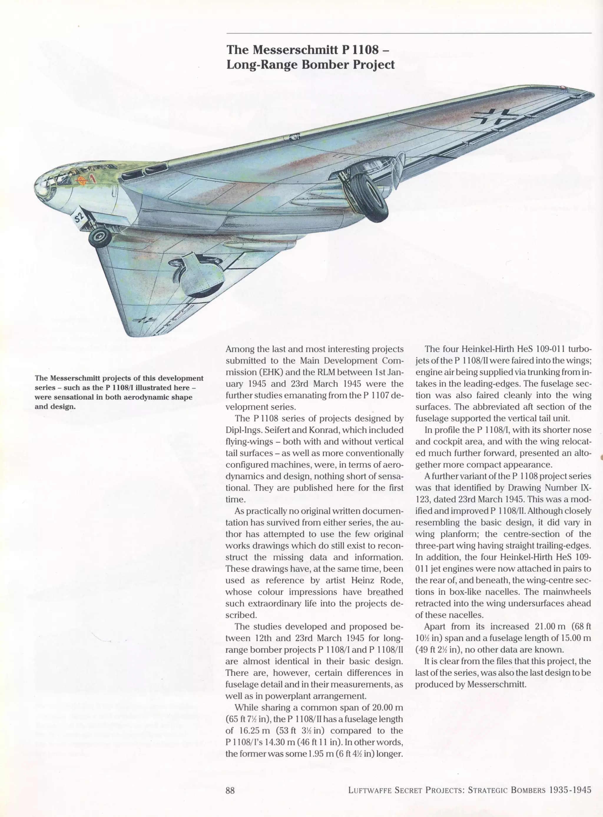 Luftwaffe: secret projects strategic bombers 1935-1945