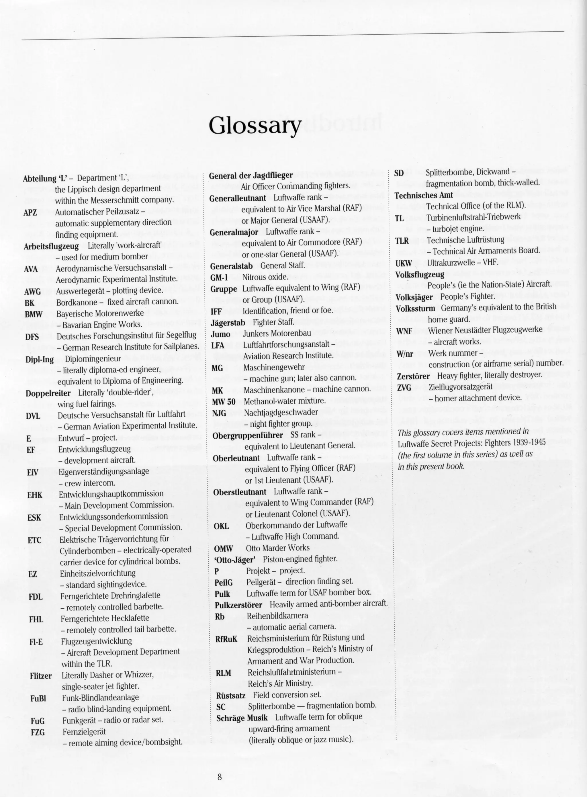 Luftwaffe: secret projects strategic bombers 1935-1945