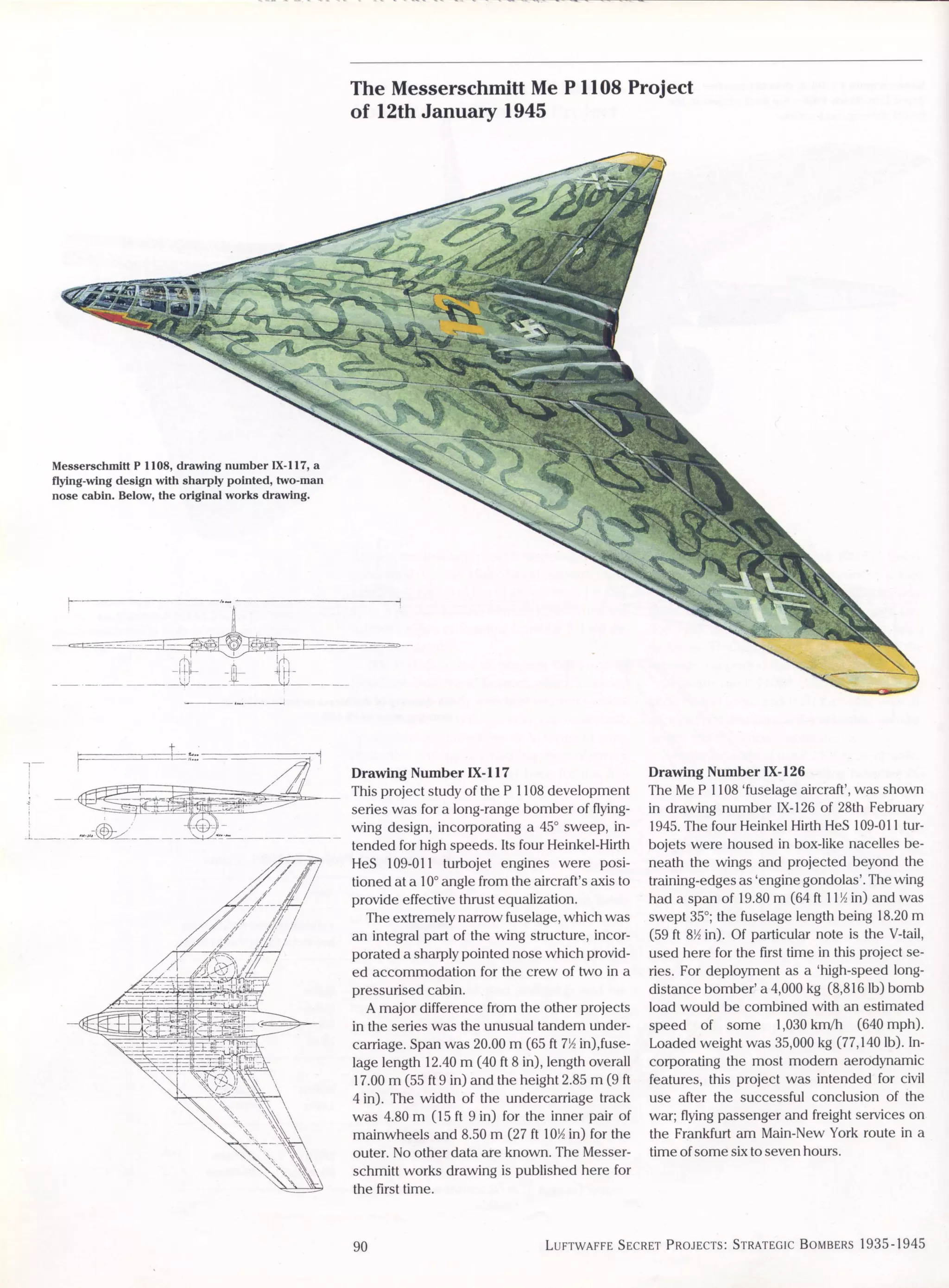 Luftwaffe: secret projects strategic bombers 1935-1945