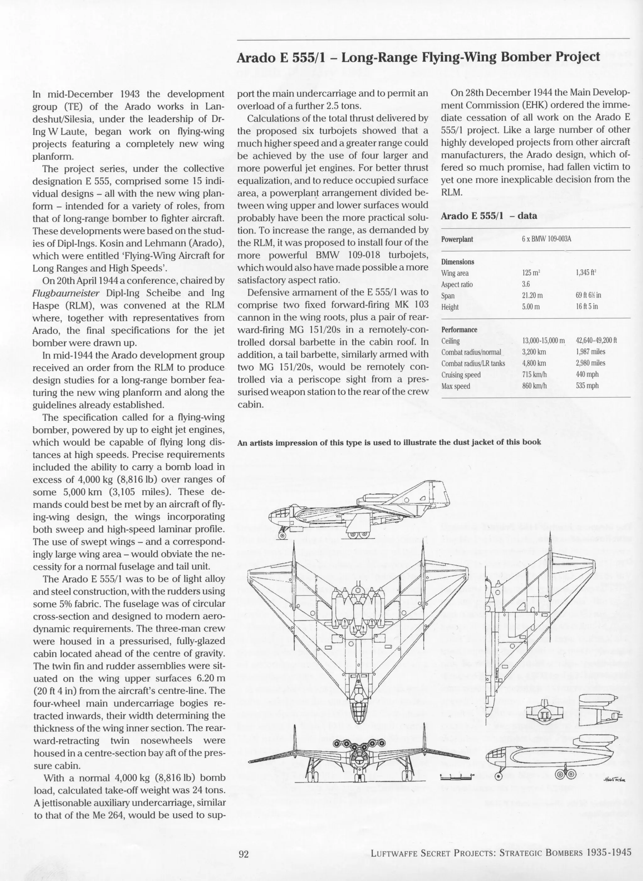 Luftwaffe: secret projects strategic bombers 1935-1945