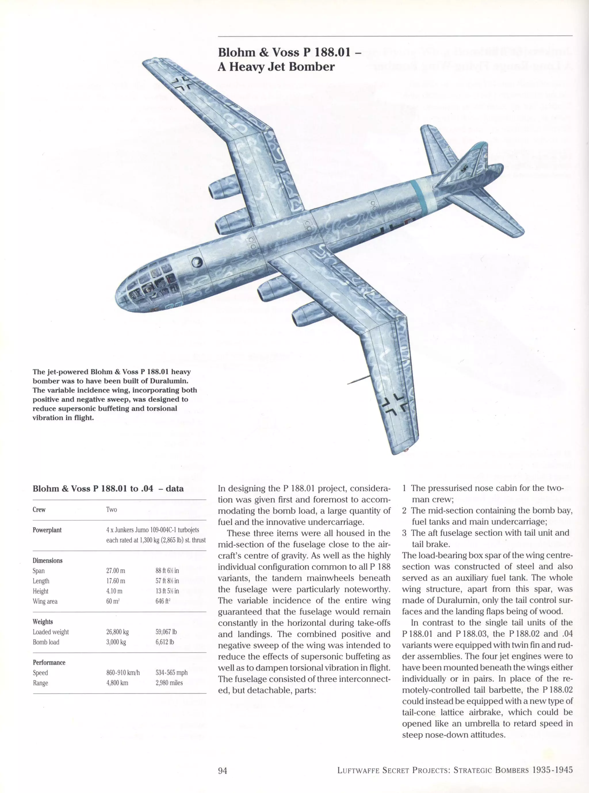 Luftwaffe: secret projects strategic bombers 1935-1945