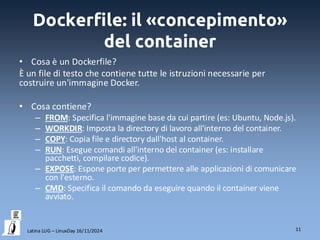 Dalle VM ai container e poi dritti fino a Kubernetes | PDF