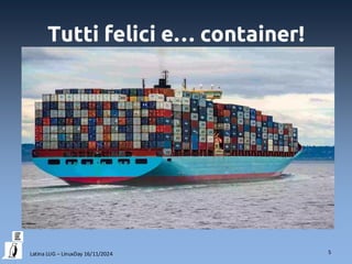 Dalle VM ai container e poi dritti fino a Kubernetes | PDF