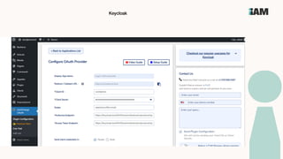 Open Source Identity and Access Management | PDF