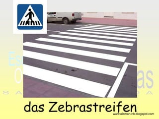 das Zebrastreifen