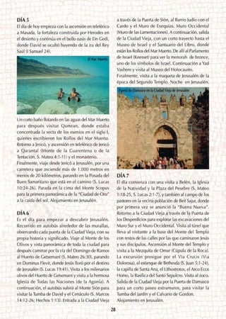 Lugares bíblicos para visitar