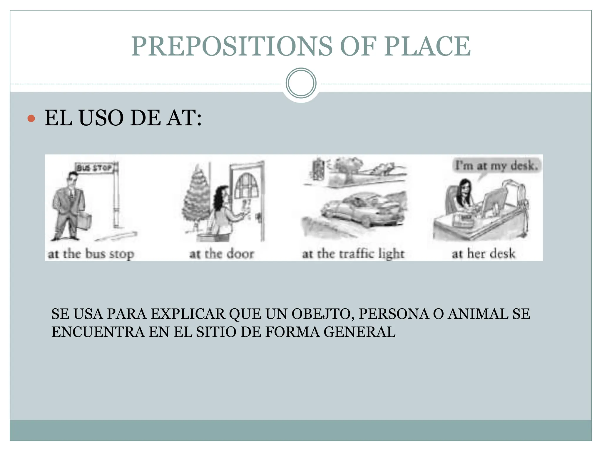 lugares en ingles ubicacion exactas .ppt