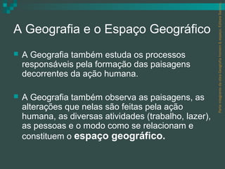 Lugar, espaço geográfico e sociedade | PPS