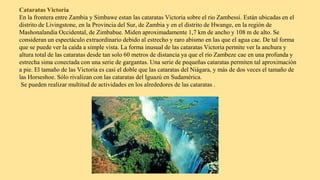 Lugares pintorescos de africa PPT