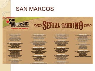 SAN MARCOS
 