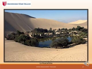 La Huacachina
VANESSA ANGELES APONTE * PSICOLOGIA 17
 