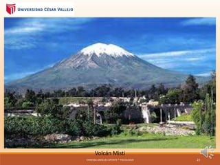 Volcán Misti
VANESSA ANGELES APONTE * PSICOLOGIA 22
 
