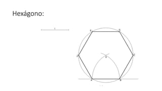Hexágono:
 