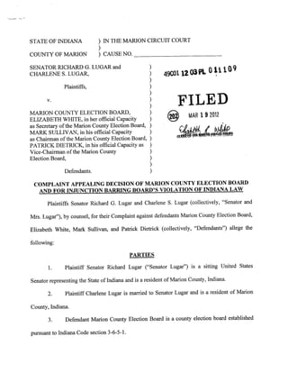 Lugar lawsuit