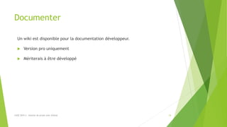 Documenter
Un wiki est disponible pour la documentation développeur.
 Version pro uniquement
 Mériterais à être développé
24LUGE 2019.3 - Gestion de projet avec GitHub
 