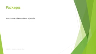 Packages
Fonctionnalité encore non explorée…
28LUGE 2019.3 - Gestion de projet avec GitHub
 