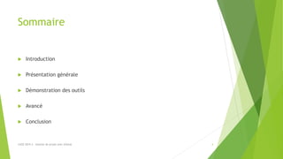 Sommaire
 Introduction
 Présentation générale
 Démonstration des outils
 Avancé
 Conclusion
LUGE 2019.3 - Gestion de projet avec GitHub 4
 