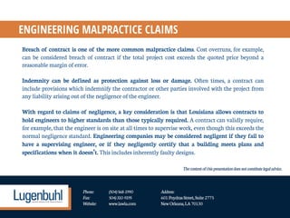 Engineering Malpractice Claims | PDF