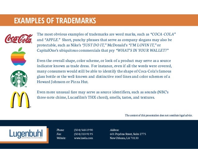 trademark examples