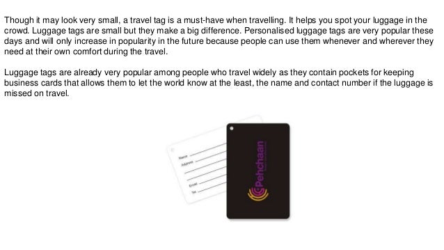 custom luggage tags online