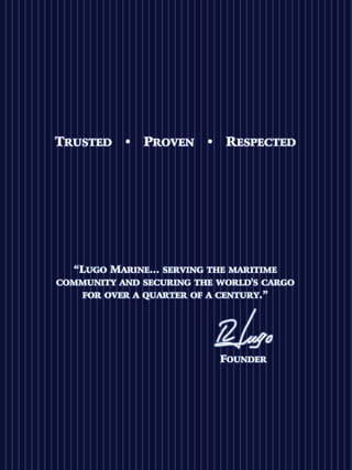 Lugo Marine Brochure 2011