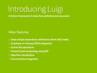 Luigi - Batch Data Processing in Python (PyData SV 2013) | PDF